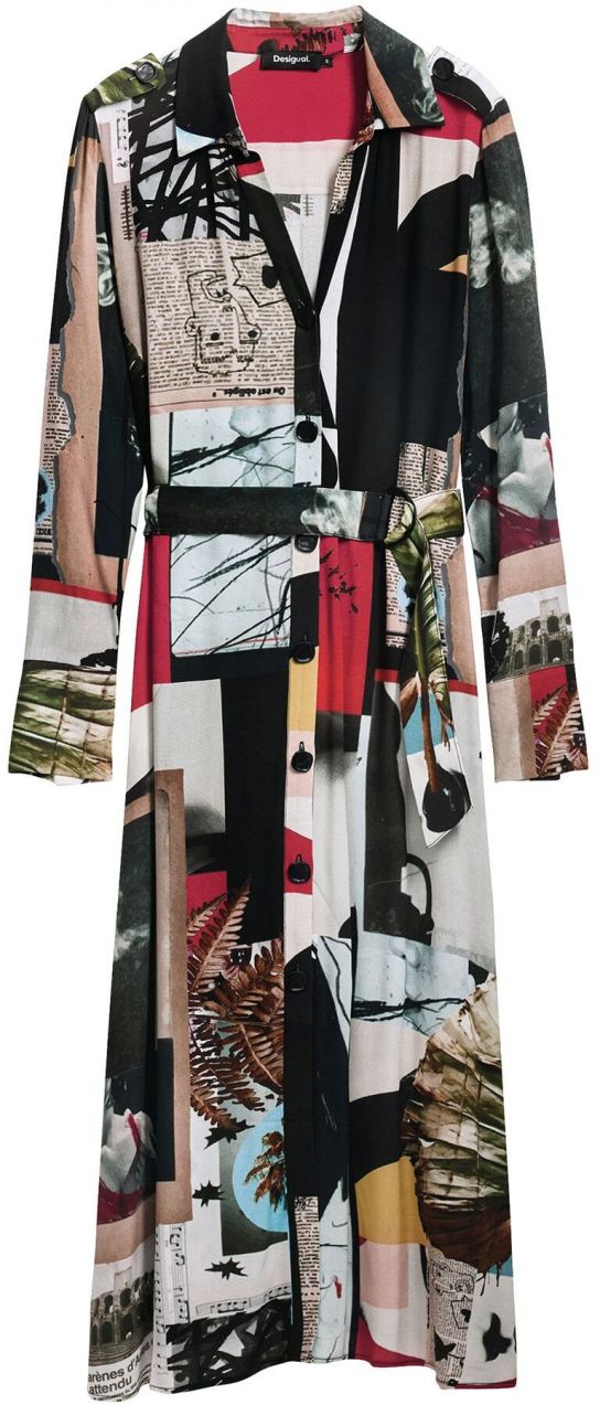 Desigual Košeľové šaty 'Designed by Mr. Christian Lacroix'  zmiešané farby