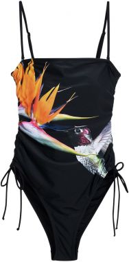 Desigual Jednodielne plavky  oranžová / ružová / čierna / biela