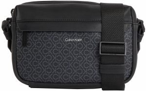 Calvin Klein Taška cez rameno 'Must'  svetlosivá / čierna
