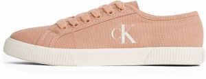 Calvin Klein Jeans Nízke tenisky 'ESS'  koralová / biela