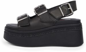 Tommy Jeans Sandále  čierna