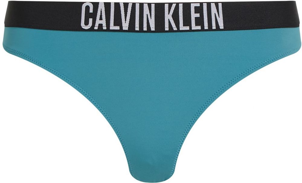 Calvin Klein Swimwear Bikinové nohavičky  modrá / čierna / biela