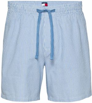 Tommy Jeans Plavecké šortky  svetlomodrá / biela