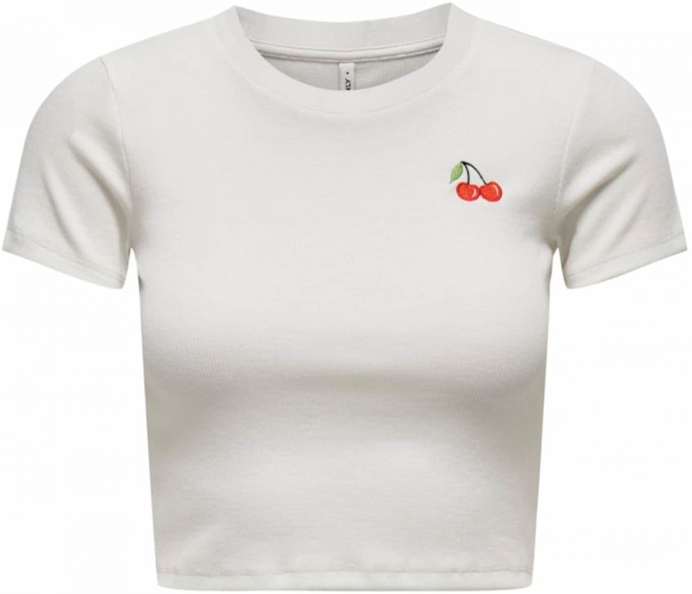 ONLY Tričko 'ONLFRUITY'  zelená / červená / biela