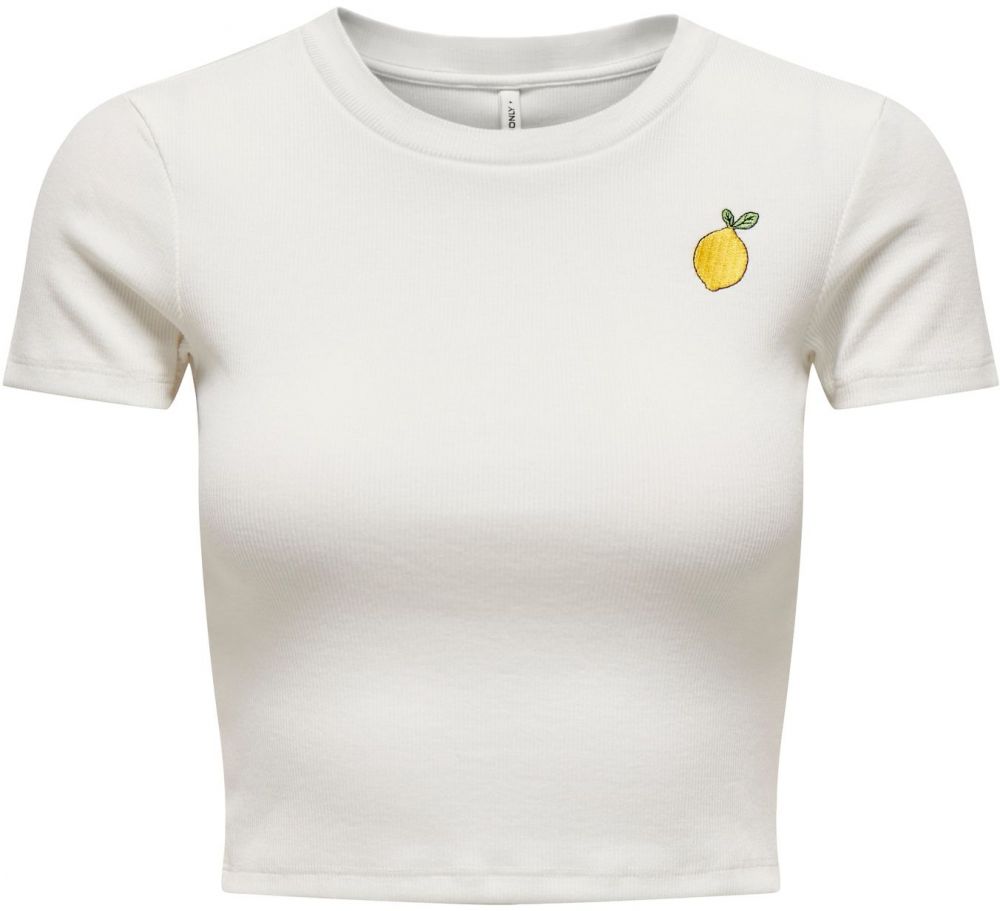 ONLY Tričko 'ONLFRUITY'  žltá / zelená / čierna / biela