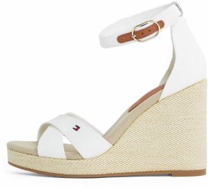 TOMMY HILFIGER Sandále  nebielená / hnedá