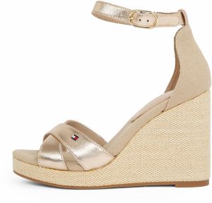TOMMY HILFIGER Remienkové sandále  zlatá
