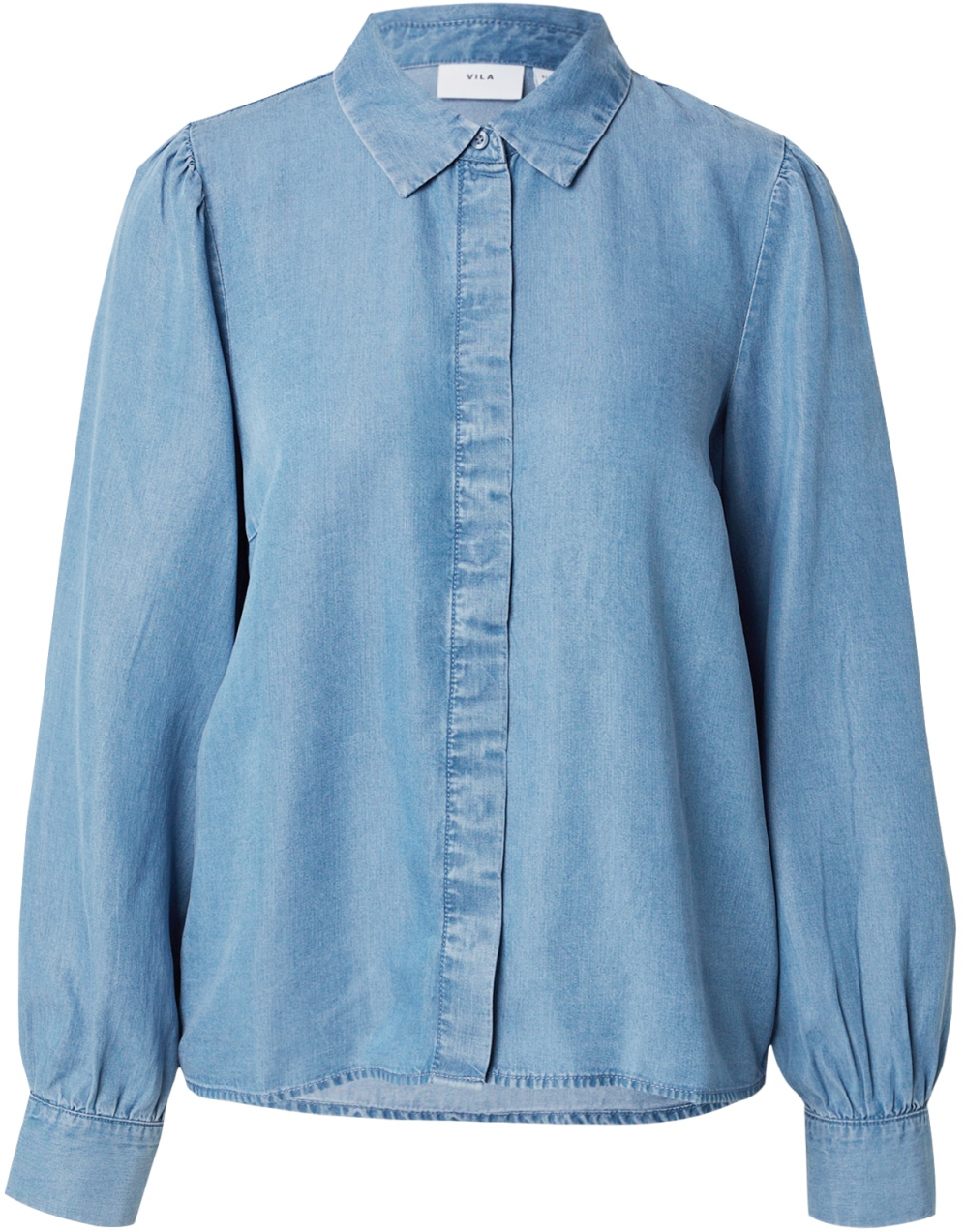 VILA Blúzka 'GIVANI'  modrá denim