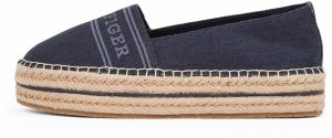 TOMMY HILFIGER Espadrilky  námornícka modrá