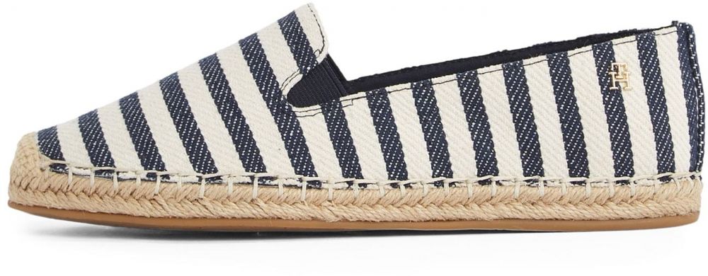 TOMMY HILFIGER Espadrilky  námornícka modrá / biela