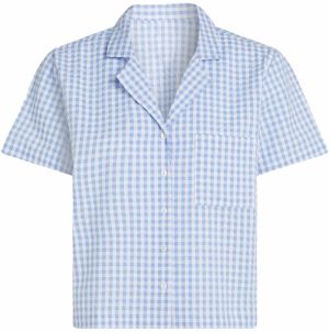 Hunkemöller Tričká na spanie  pastelovo modrá / svetlomodrá / biela