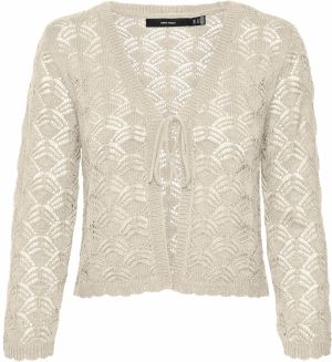 VERO MODA Kardigán  svetlobéžová