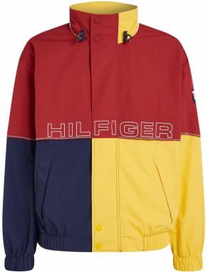 TOMMY HILFIGER Prechodná bunda 'REGATTA'  námornícka modrá / žltá / červená / biela