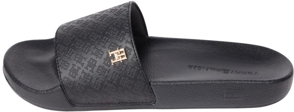 TOMMY HILFIGER Šľapky  čierna