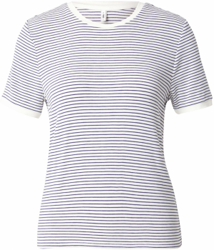 ONLY Tričko 'ONLTINE'  modrofialová / biela