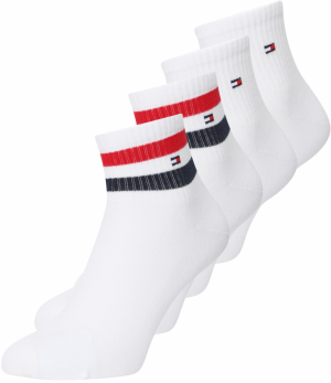Tommy Hilfiger Underwear Ponožky  tmavomodrá / červená / biela