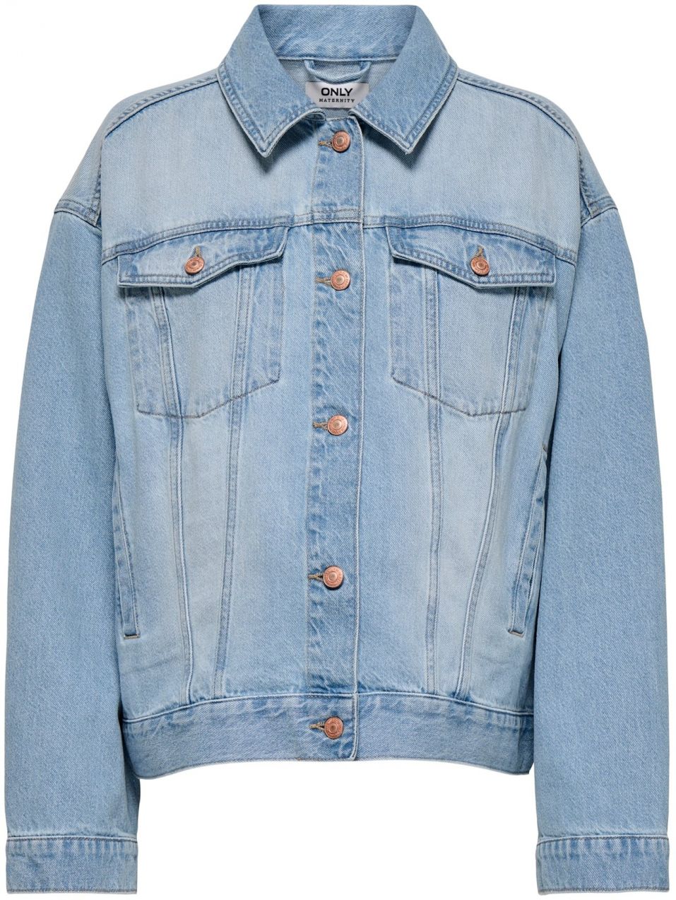 Only Maternity Prechodná bunda 'OLMROBYN'  modrá denim
