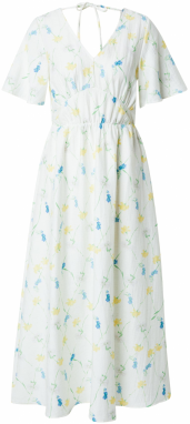 VERO MODA Letné šaty 'FLORA OLGA'  modrá / žltá / zelená / biela