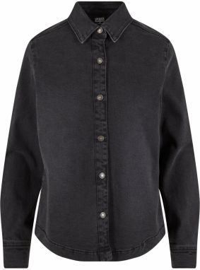 Urban Classics Blúzka  čierny denim