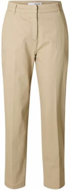 SELECTED FEMME Chino nohavice 'SLFVera Rita'  béžová