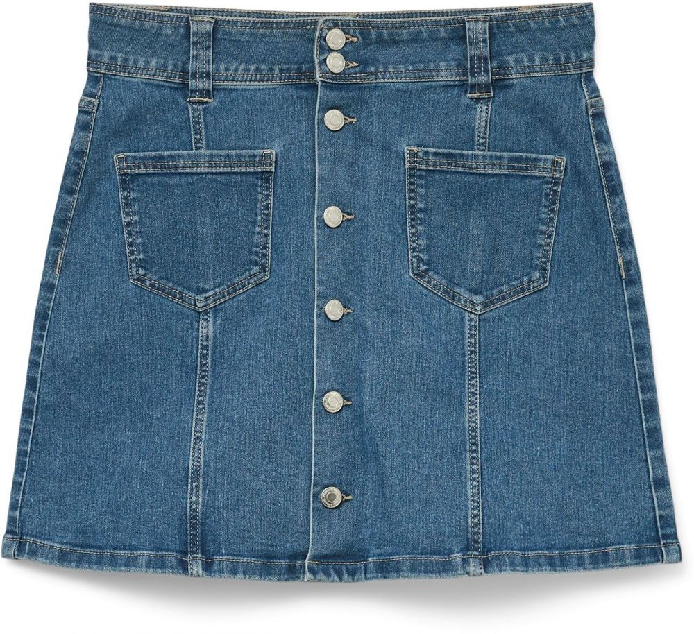 Vero Moda Petite Sukňa 'VMPETRA'  modrá denim