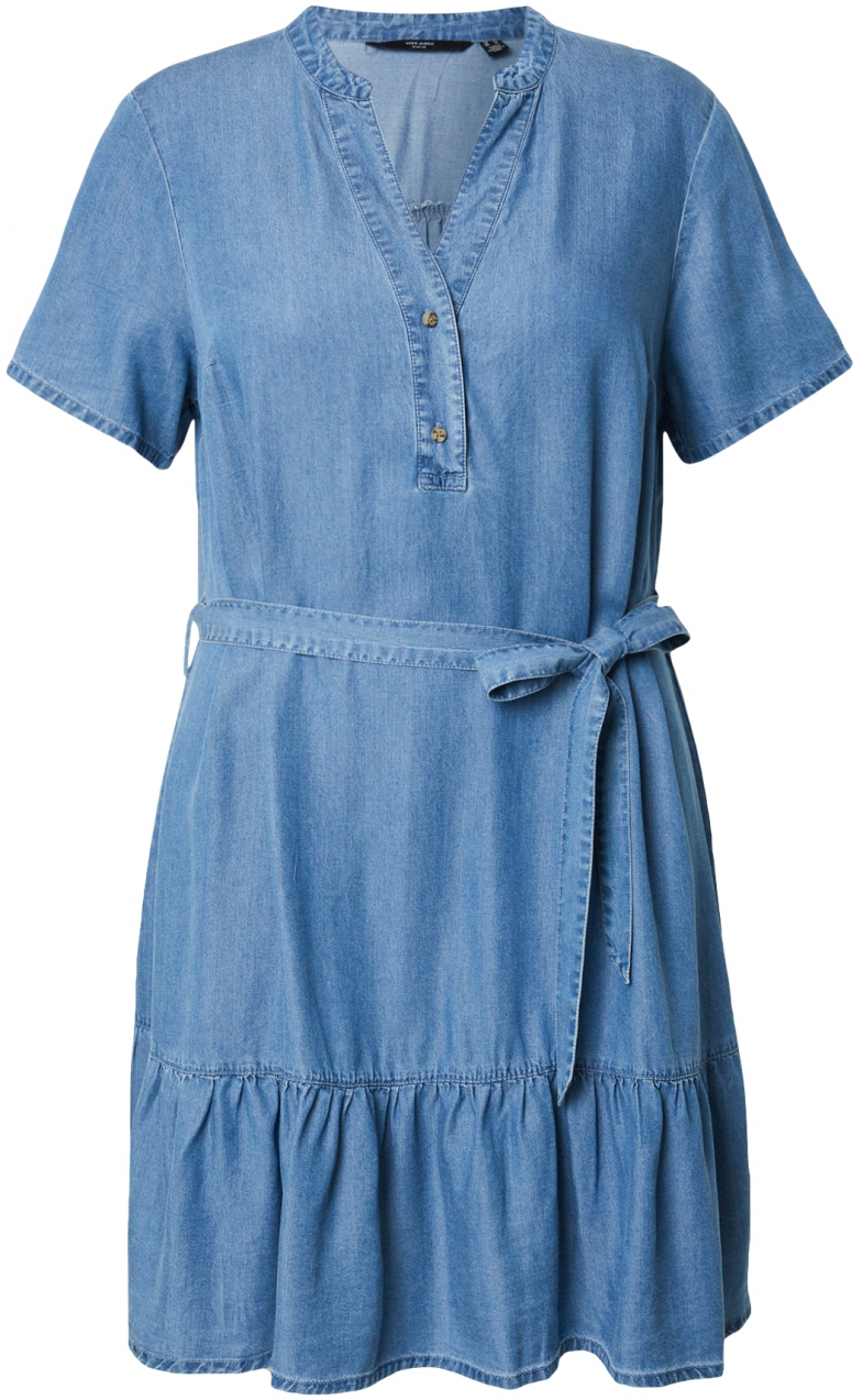 Vero Moda Curve Šaty 'VMCFLEUR'  modrá denim