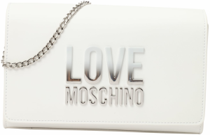 Love Moschino Listová kabelka  biela