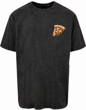 Merchcode Tričko 'Pizza Comic'  žltá / zelená / červená / čierna