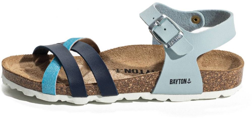 Bayton Otvorená obuv 'BELADONA'  nebesky modrá / svetlomodrá / čierna