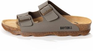 Bayton Šľapky 'Athena'  tmavošedá / čierna