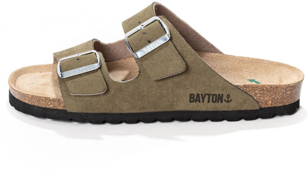 Bayton Šľapky 'Athena'  béžová / kaki / čierna / strieborná