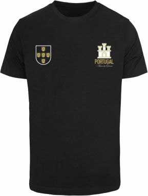 Mister Tee Tričko 'Portugal'  žltá / čierna / biela