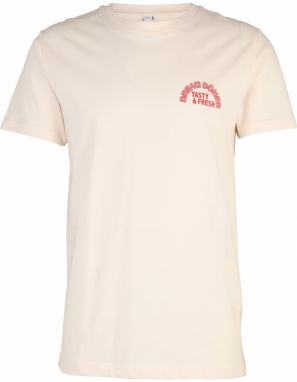 Mister Tee Tričko 'Dream Kebab'  piesková / krvavo červená