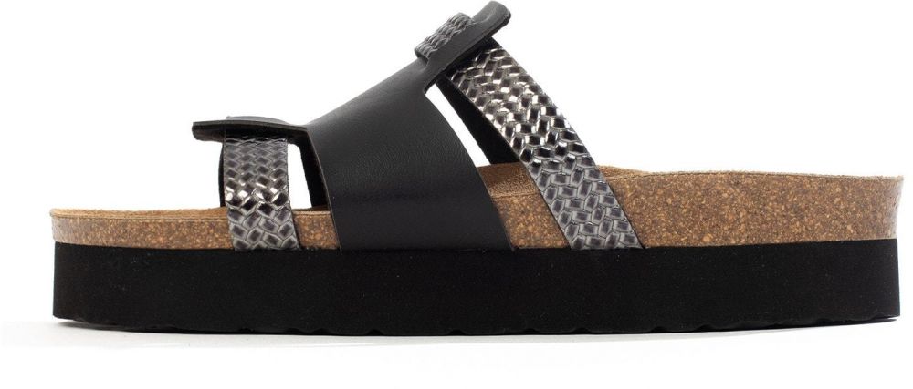 Bayton Šľapky 'Lecce'  sivá / farby bahna / čierna