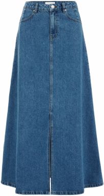 WE Fashion Sukňa  modrá denim