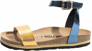 Bayton Sandále 'Jovial'  námornícka modrá / zlatá žltá