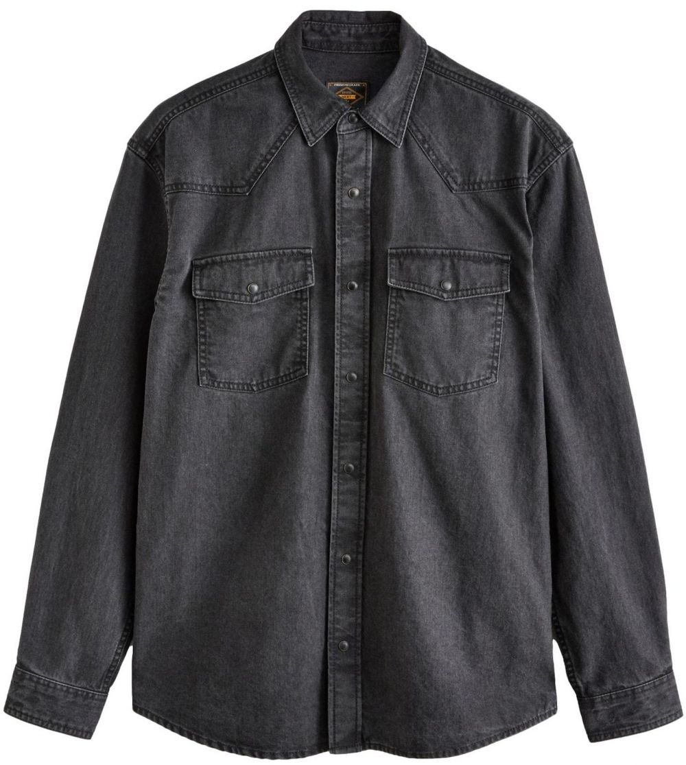 Next Košeľa  čierny denim