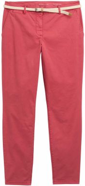 TOM TAILOR Chino nohavice  červená
