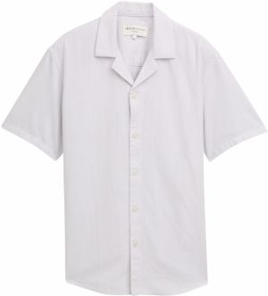 TOM TAILOR DENIM Košeľa  biela