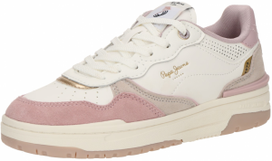 Pepe Jeans Nízke tenisky 'Chester Ivy'  kaki / staroružová / biela