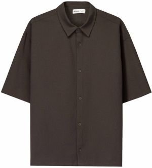 Bershka Košeľa  čokoládová