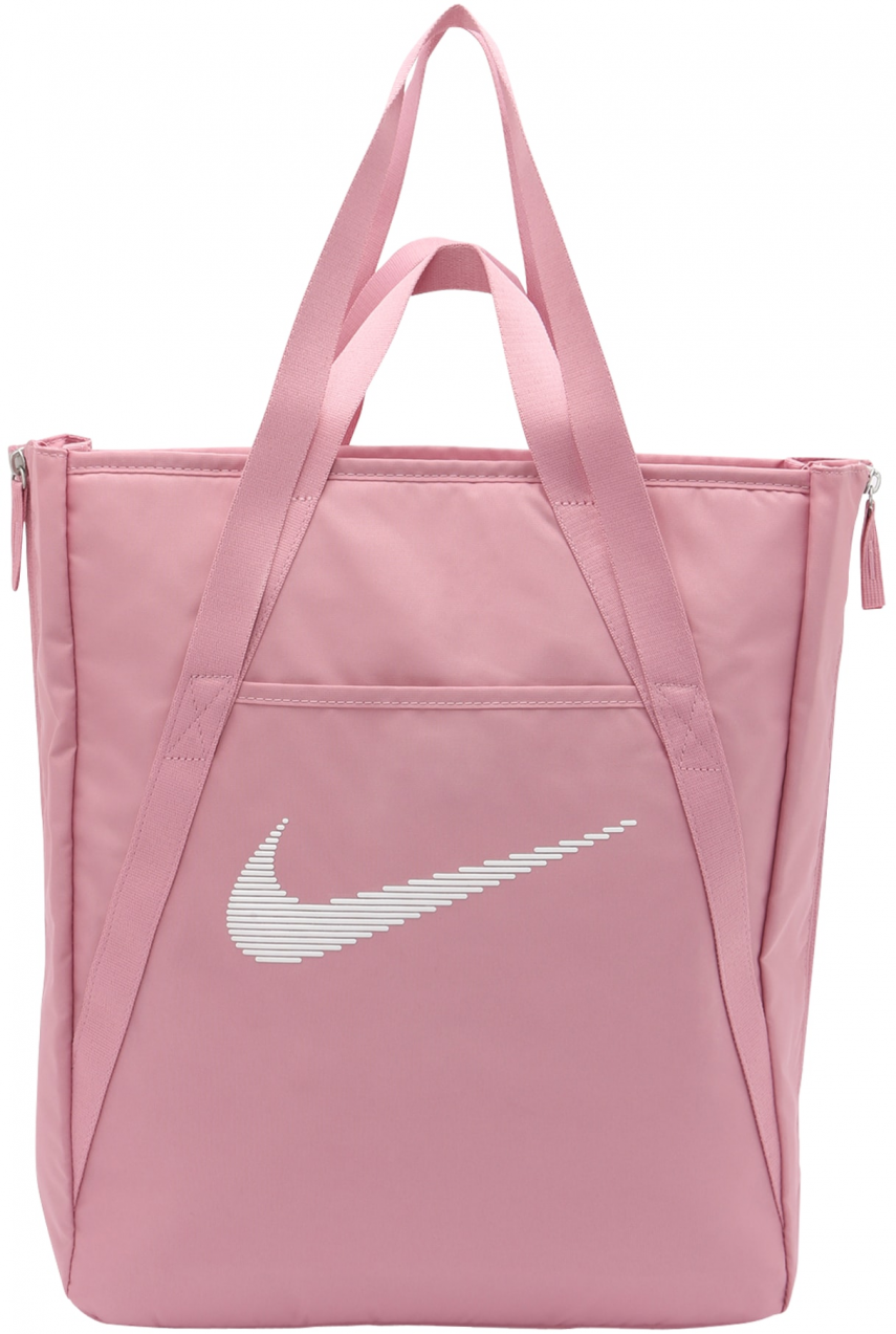 NIKE Športová taška  ružová / biela