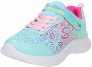 SKECHERS Tenisky  vodová / orgovánová / oranžová / ružová