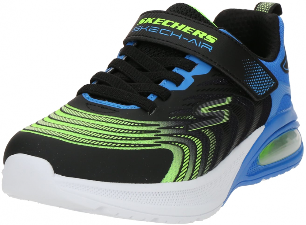 SKECHERS Tenisky 'MICROSPEC MAX ADVANCE'  kráľovská modrá / svetlozelená / čierna