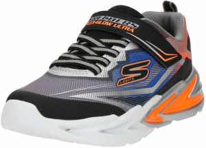 SKECHERS Tenisky 'FLEX-GLOW ULTRA'  modrá / sivá / oranžová / čierna