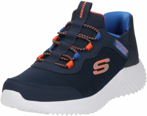 SKECHERS Tenisky 'BOUNDER - BRISK-BURST'  tmavomodrá / kráľovská modrá / tmavooranžová