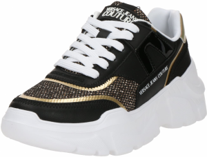 Versace Jeans Couture Nízke tenisky 'FONDO SPEEDTRACK'  zlatá / čierna