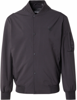 Lyle & Scott Prechodná bunda  čierna