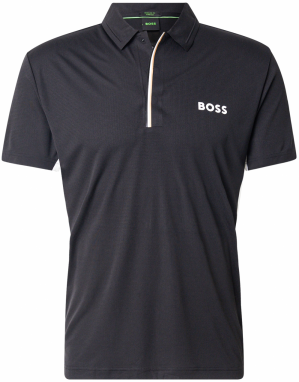 BOSS Funkčné tričko 'Paddytech Pro'  čierna / biela