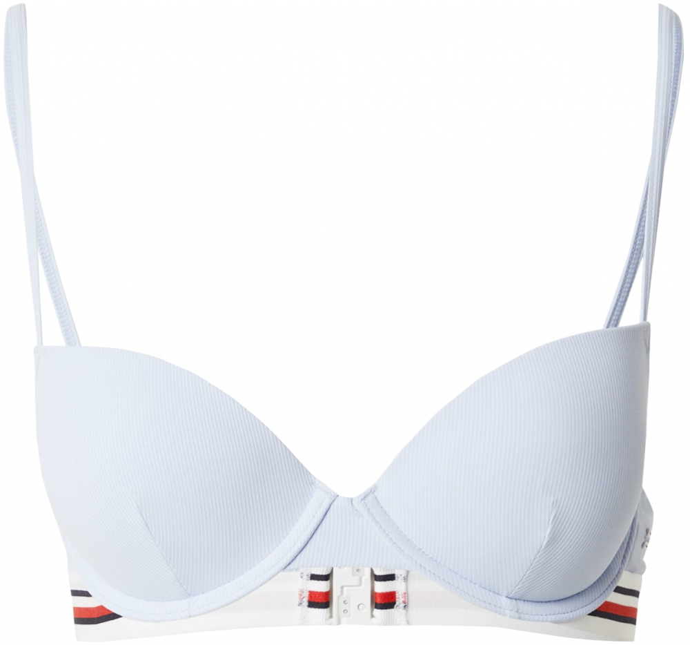 Tommy Hilfiger Underwear Bikinový top  námornícka modrá / pastelovo modrá / červená / biela
